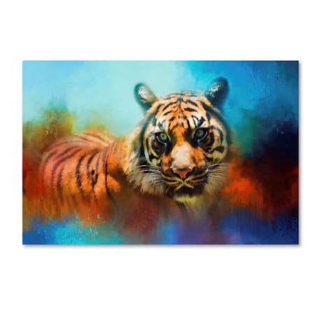 Jai Johnson 'Colorful Expressions Tiger 2' Canvas Art,22x32